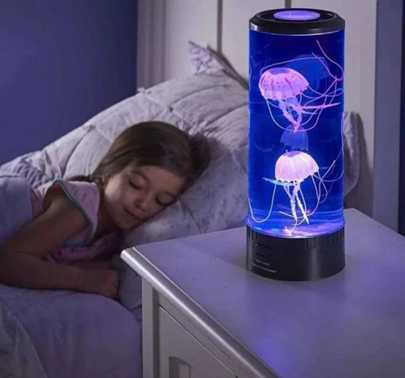 ОЧЕНКА! Нічник LED Jellyfish Mood Lamp 7 режимів акваріумний світильник (Плохе паковання 3012) | Зображення 2