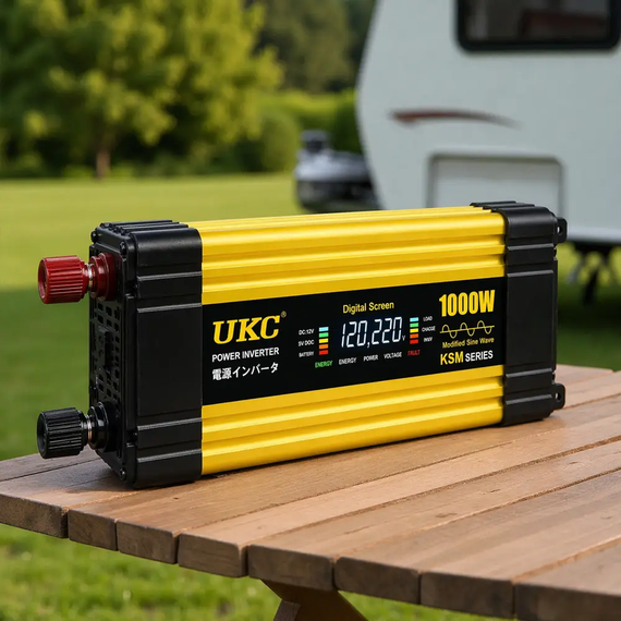 Перетворювач автомобільний інвертор UKC AC/DC UPS 1300 Вт | Зображення 1