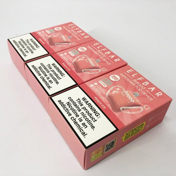 Elf Bar Pi9000 смак Персик (Peach Ice) (ws51411-7) | Зображення 4