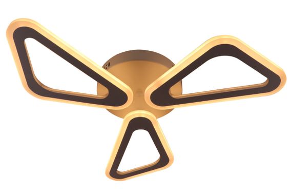 Люстра світлодіодна стельова LED світильник для квартири на стелю лед з пультом 25637 Білий 8х57х57 см. | Зображення 2