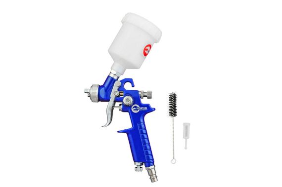 Пневмопистолет лакокрасочный HVLP Intertool - верхний бак 125 мл x 0,8 мм (PT-0101)