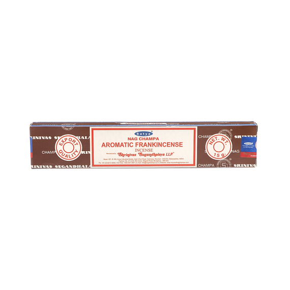 Аромапалички Aromatic Frankincense  Ароматний Ладан 15г Satya 8904234405223