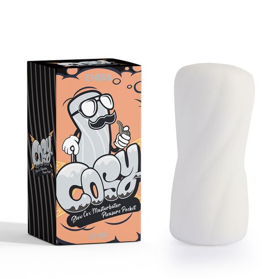 Мастурбатор Blow Cox Masturbator Pleasure Pocket-White sexstyle