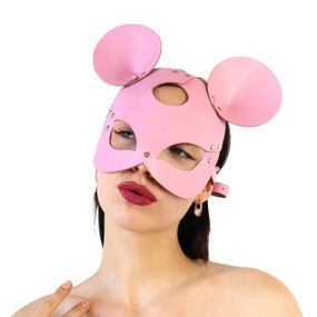 Шкіряна маска мишки Art of Sex - Mouse Mask, колір Рожевий Sex Aura