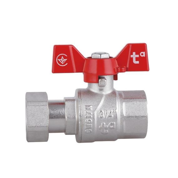 Кран кульовий з накидною гайкою Thermo Alliance Forte 3/4" ВР для води прямий SF260W20 | Зображення 3