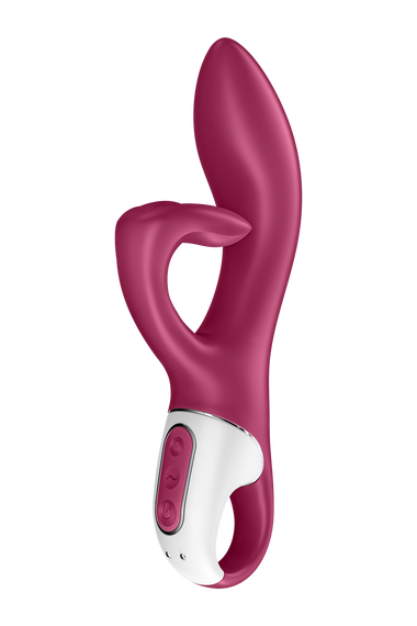 Гибкий двойной вибратор SATISFYER EMBRACE ME бордовый sexstyle