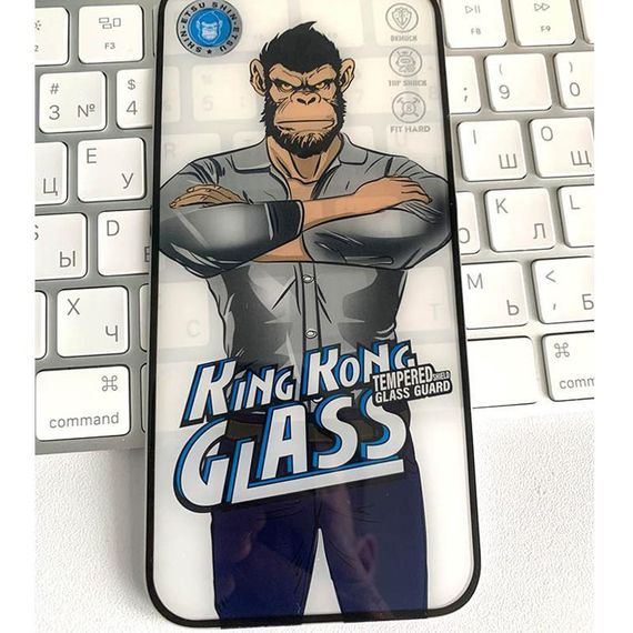 Захисне 2.5D скло King Kong HD для Apple iPhone 17 Pro (6.3") Чорний | Зображення 2