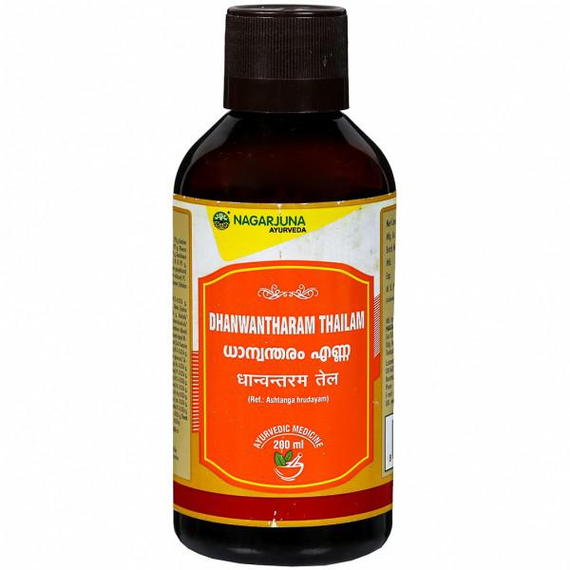 Дханвантарам тайлів 200 мл, Nagarjuna Dhaanwantaram Thailam 200ml