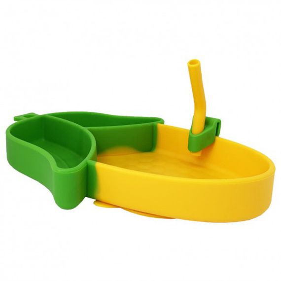 Силиконовая тарелка с приборами "Кукуруза" MGZ-0124 | Зображення 2