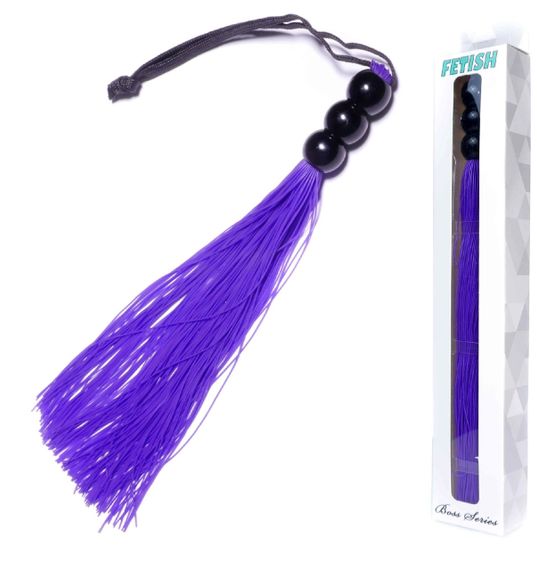 Силіконовий флогер ( довжина 26 см ) Fetish Boss Series - Silicone Whip Purple 10", BS6100039 Sex Aura