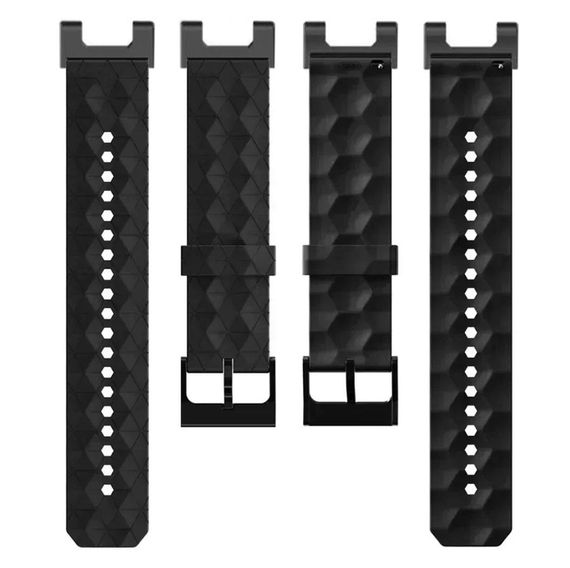 Ремінець Primolux Dimond силіконовий для годинника Xiaomi Amazfit T-Rex (A1918) / T-Rex Pro (A2013) - Black | Зображення 3