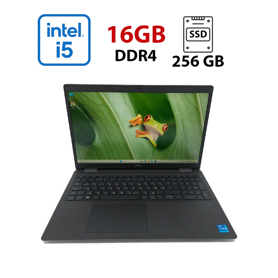 Ноутбук Dell Latitude 3520 / 15.6" (1920x1080) IPS / Intel Core i5-1135G7 (4 (8) ядра по 2.4 - 4.2 GHz) / 16 GB DDR4 / 256 GB SSD / Intel Iris Xe Graphics / WebCam б/в