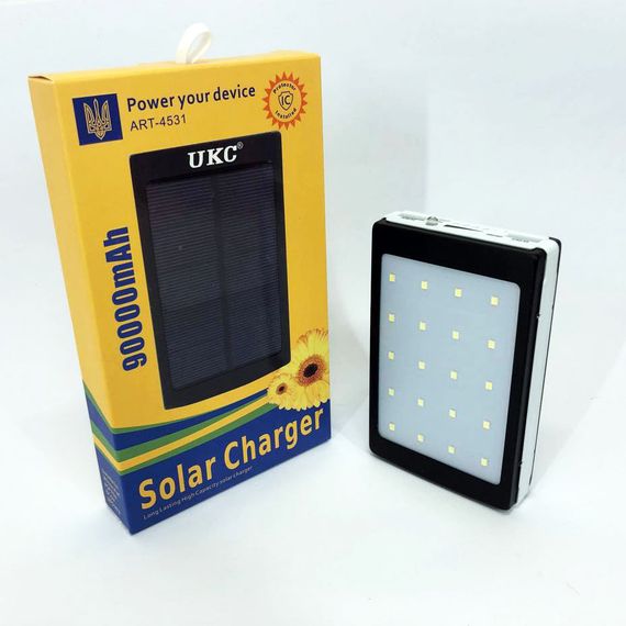 Павербанк для планшета Power Bank Solar 90000 mAh, Переносна зарядка для телефону, Портативна LK-513 для айфона | Зображення 4
