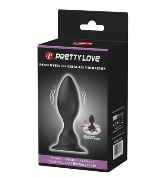 Анальний стимулятор із вібрацією PrettyLove — Push Over to Trigger vibration sexstyle | Зображення 8