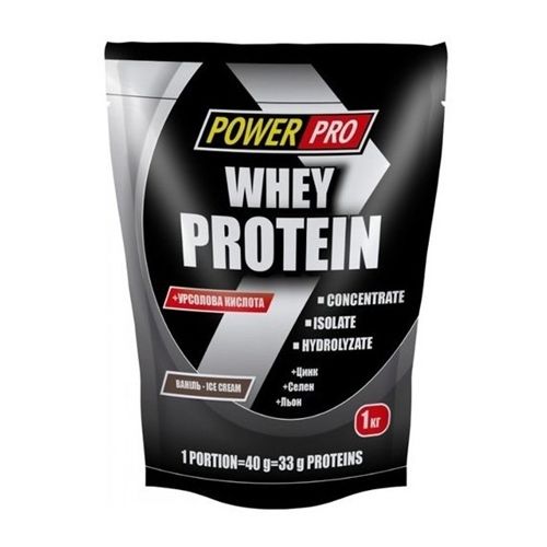 Протеїн Power Pro Whey Protein 1000 g /25 servings/ Ваниль