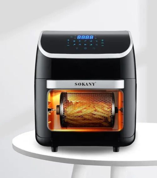 Аерофритниця аерогриль електричний на 14  літрів SOKANY із захистом від перегріву