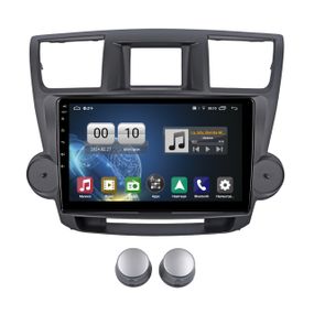 Штатна магнітола серії QIV Q1 під Toyota Highlander 2 XU40 2007-2013 Kluger 2008-2014 (F1) (W2) 10 дюймів