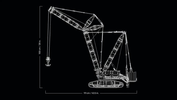 Конструктор LEGO Technic Гусеничний підйомний кран Liebherr LR 13000 42146 | Зображення 6