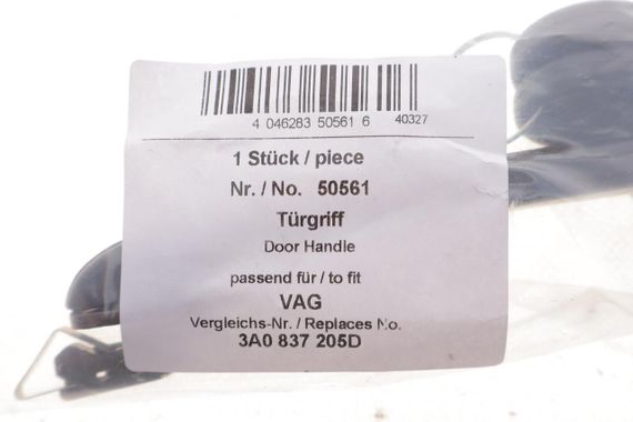 Ручка дверей передніх ззовні  L VW Passat -96 50561 | Зображення 1