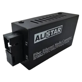 100BASE-FX 1SM WDM SC 20KM TX1310/RX1550nm Медіаконвертор mini
