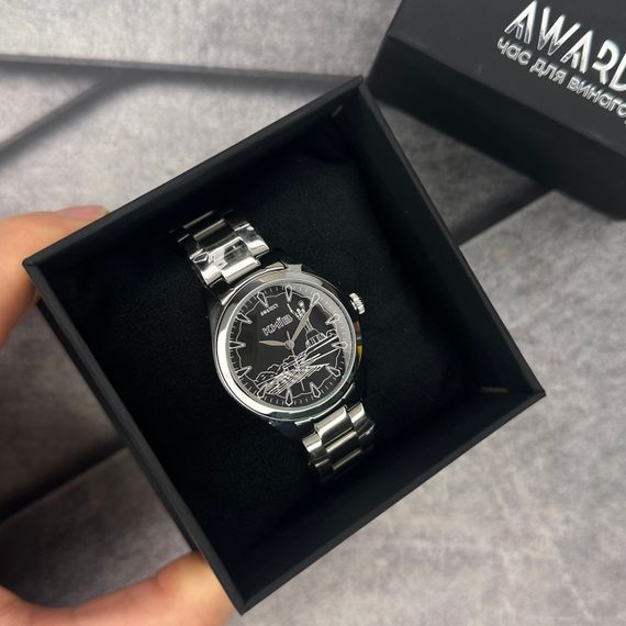 Жіночий годинник Awarder 035 Київ I Silver-Black | Зображення 4