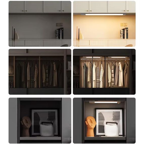 Сенсорний світильник LED з датчиком руху MZ-L3201 (37*22,5*400mm) White | Зображення 7