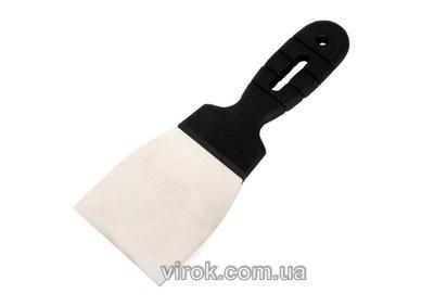 Шпатель малярний VIROK : 100 мм. нержавийка, пластмасова ручка [130] VR-13V510