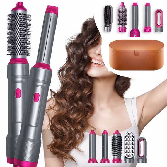 Мощный фен расческа 5, Фен для волос 2 режима температуры, Фен-расческа с режимом холодного обдува MT-84 | Зображення 1