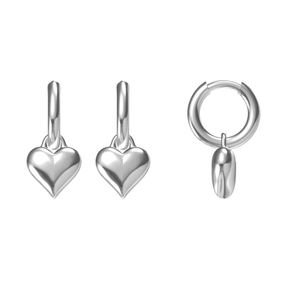 Серьги из медицинской стали детские, Гипоаллергенные медицинские серьги с изысканным дизайном IE-13