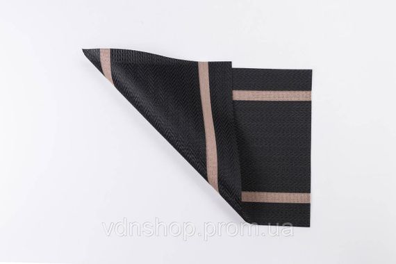 Серветка сервірувальна на стіл 45×30 (см) прямокутна Чорна HP-35-16B | Зображення 2