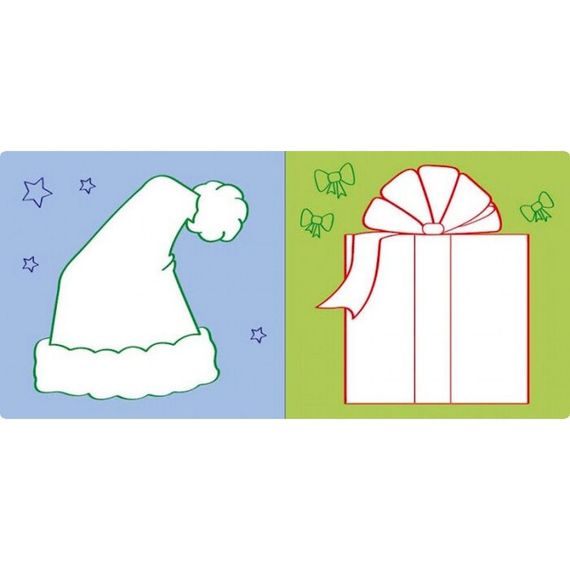 Розвиваюча книжка Наклейки-картинки "Новий рік" 668010, 8 сторінок | Зображення 2