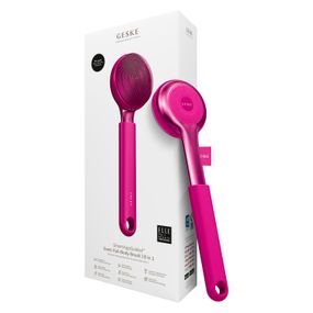 Ультразвукова щітка для всього тіла GESKE Sonic Full-Body Brush&Intensive Exfoliator 8в1 starlight, Малиновий