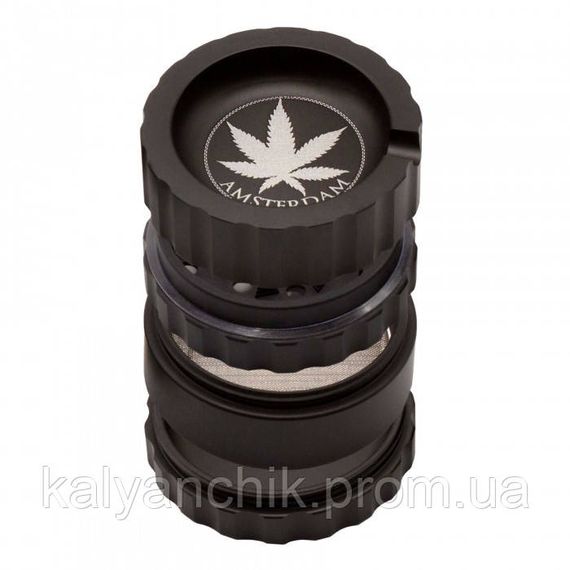 Гріндер металевий Amsterdam Black Grinder 4part d:63mm | Зображення 2
