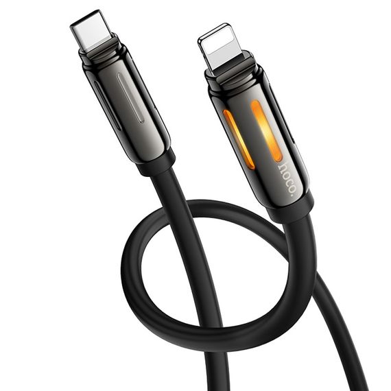 Дата кабель Hoco U136 Prize Type-C to Lightning 27W (1.2m) Black | Зображення 2