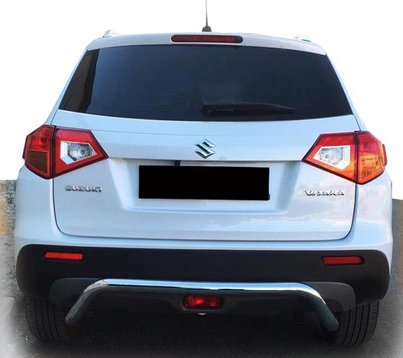 Задняя защита AK007 (нерж) для Suzuki Vitara 2015-2024 гг