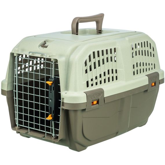 Контейнер-переноска Trixie для собак та котів Skudo 1 вагою до 12 кг коричнева пластик розмір XS 30x32x49 см