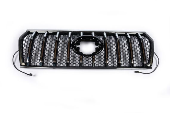 Решітка 2017-2023 LED (Zeus Silver) для Toyota Land Cruiser Prado 150