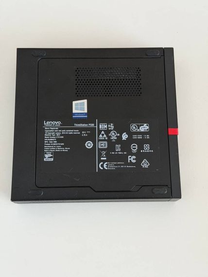 Неттоп Lenovo ThinkStation P330 Tiny USFF / Intel Core i5-8400T (6 ядер по 1.7 - 3.3 GHz) / 16 GB DDR4 / 512 GB SSD / nVidia Quadro P620, 2 GB GDDR5X, 128-bit / Windows 11 + Блок живлення в комплекті б/в | Зображення 7