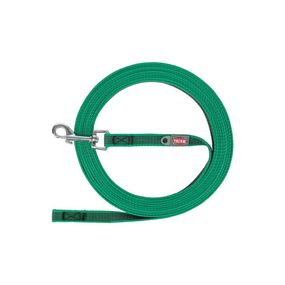Повідець Trixie Tracking leash для собак прогумований S-M 10 м 15 мм зелений