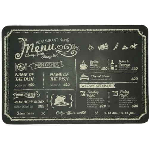 Килимок сервірувальний 30*45см поліпропілен Меню PM01449 Виланд