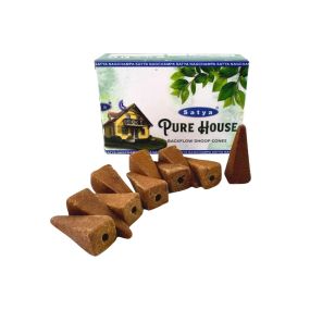 Аромаконуси зворотного потоку Чистий Дім  Pure House 10 конусів Satya 8904234413785