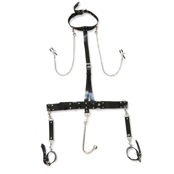 Бондажный набор с металлическим анальным крюком Art of Sex Bridget Bondage set with anal hook № 1 sexstyle