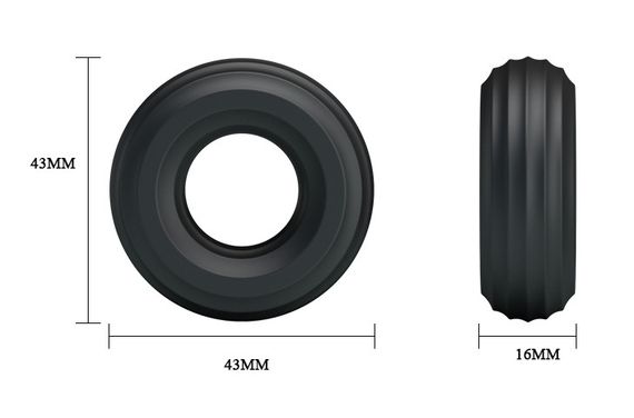 Набір з 3 ерекційних кілець LyBaile Ring BI-210179 Sex Aura | Зображення 4