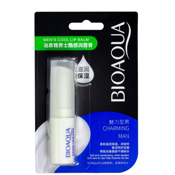 Зволожуючий бальзам для губ для чоловіків Bioaqua Charmin Men, 2,7г