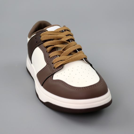 Кеди чоловічі 589584 Білі коричневі 40 41 42 43 44 45 | Зображення 1