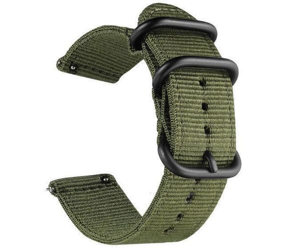 Нейлоновый ремешок Primo Traveller для часов Xiaomi Amazfit GTR 47 mm - Army Green