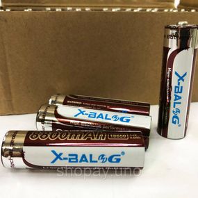 Литиевый аккумулятор 18650 X-Balog 8800mAh 4.2V Li-ion литиевая аккумуляторная батарейка для фонариков WU-86