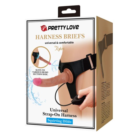 Страпон с вибрацией и функцией семяизвержения PRETTY LOVE - Kyton, BW-022104P sexstyle | Зображення 5