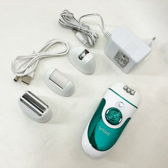 Эпилятор электроэпилятор, Триммер для стрижки интимных мест, Водонепроницаемый депилятор FX-84 | Зображення 9