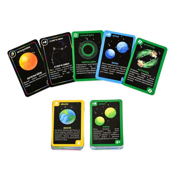 Карточная игра УНА космическая 30448 игральные карты 108 штук | Зображення 2